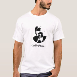 Camiseta Charlie me mordió…