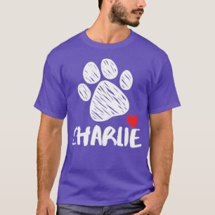 Camiseta Charlie mi perro Charlie me encanta mi perro Charl