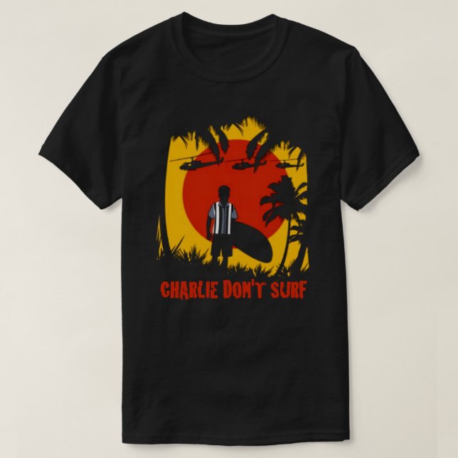 CAMISETA CHARLIE NO SURF SPOOF TEE (Diseño del anverso)