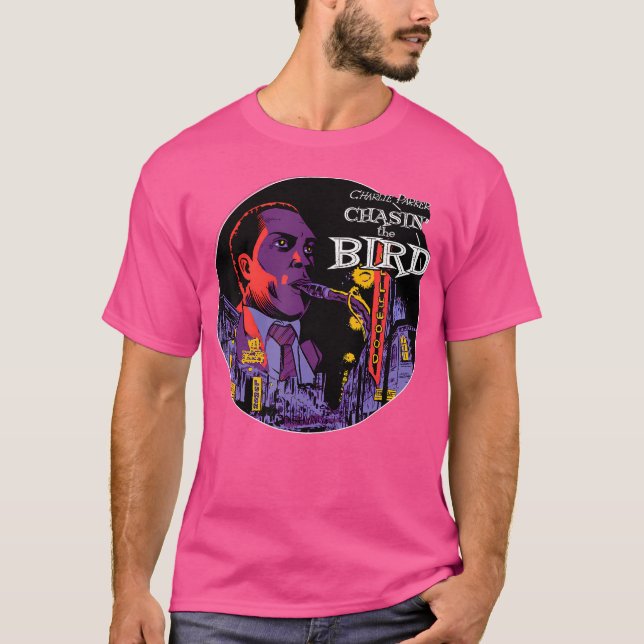 Camiseta Charlie Parker Chasin La Música Bird Jazz (Anverso)