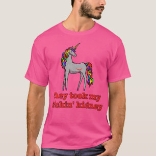 Camiseta Charlie Unicorn Me Tomaron El Riñón