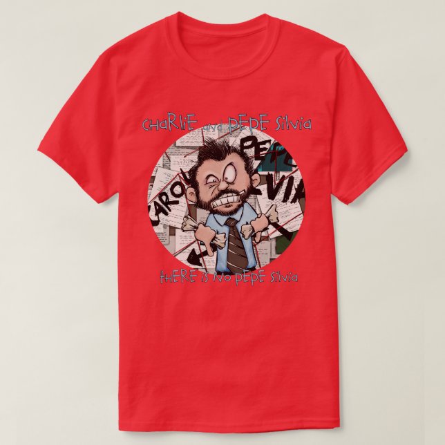 Camiseta Charlie y Pepe Silvia (Diseño del anverso)