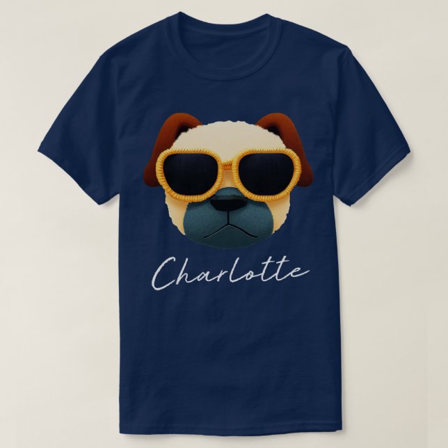 Camiseta Charlotte Dog (Diseño del anverso)