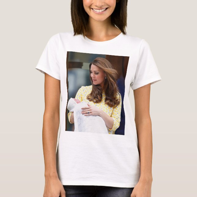 Camiseta Charlotte Elizabeth Diana - Británicos quieren a (Anverso)