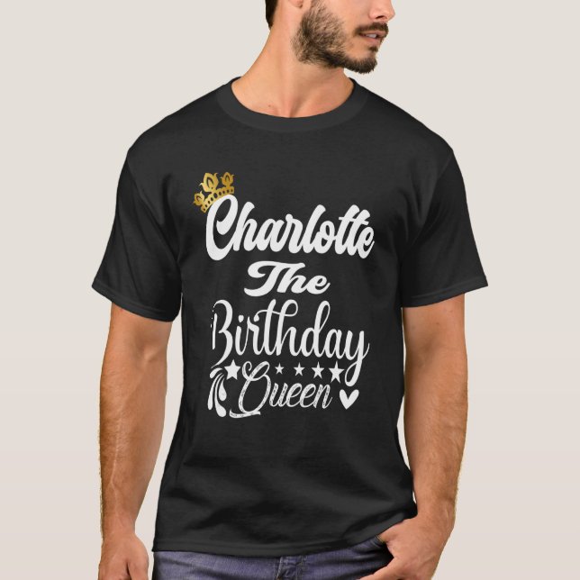Camiseta Charlotte La Reina del Cumpleaños Feliz (Anverso)