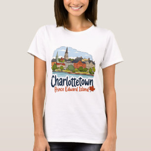 Camiseta Charlottetown PEI horizonte de Prince Edward Islan