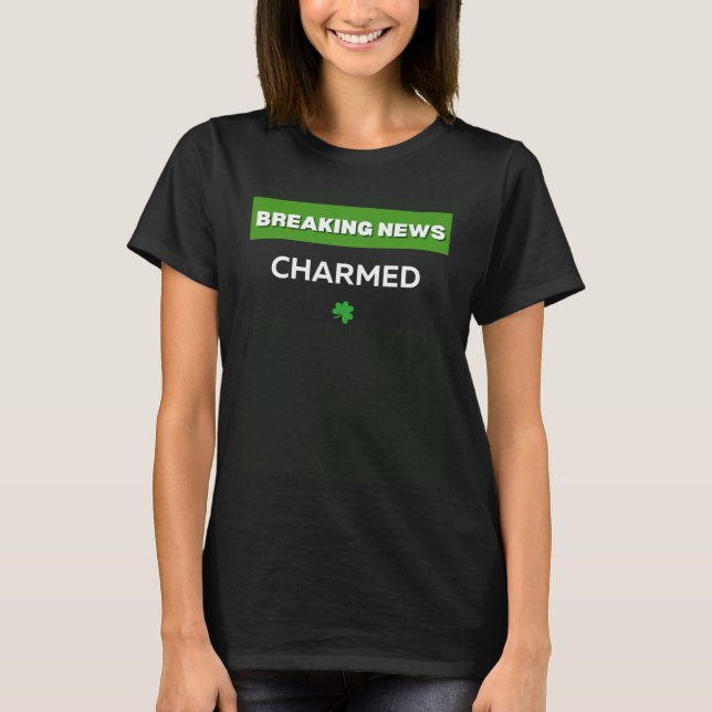 CAMISETA CHARMED ST PATRICKS DAY C IRISH SHAMROCK ST PADDY (Anverso)