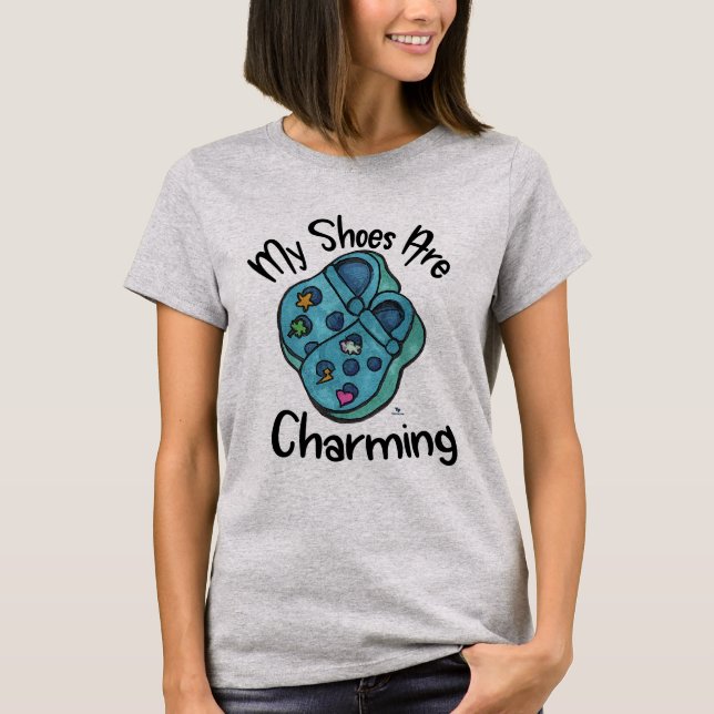 Camiseta Charming Shoes Collectible Personalizado Art Fun (Anverso)