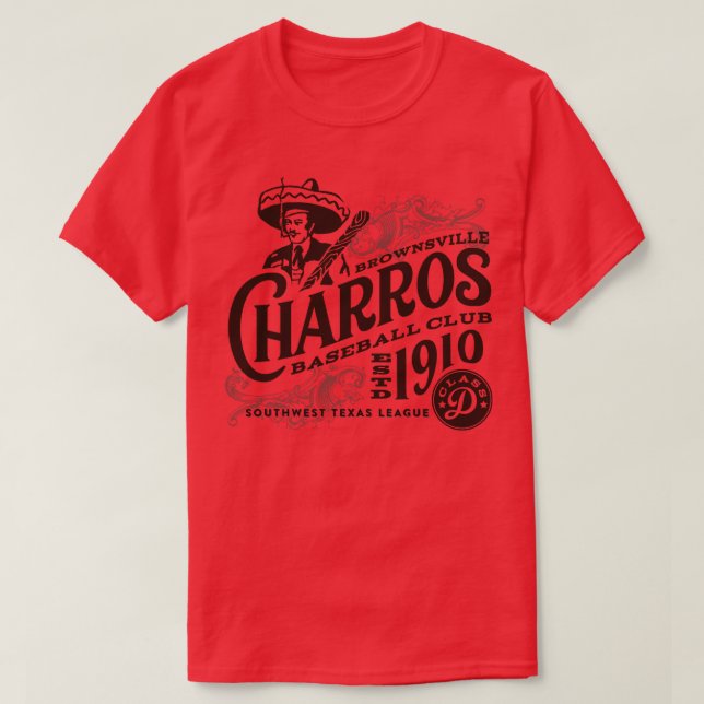 Camiseta Charros de Brownsville (Diseño del anverso)