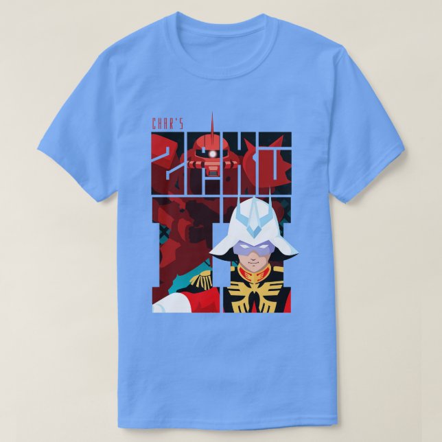 Camiseta Chars Zaku II (Diseño del anverso)