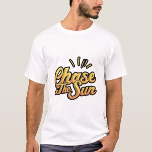 Camiseta Chase El Sol - Tee De Aventura De Verano Mínimo Re