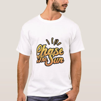 Camiseta Chase El Sol - Tee De Aventura De Verano Mínimo Re
