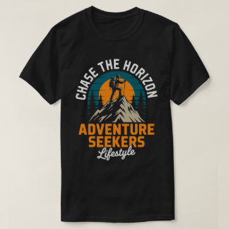 Camiseta Chase the Horizon Vintage Outdoor Adventure Tee