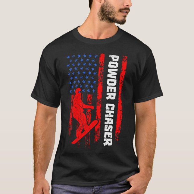 Camiseta Chaser Chaser Funny Snowboard Child (Anverso)