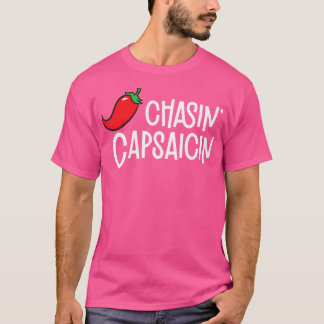 Camiseta Chasin Capsaicin Spicy Food Lover Gracioso Pepp Ch