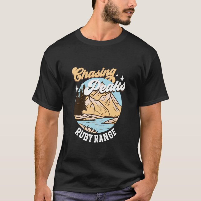 Camiseta Chasing Peaks - Ruby Range (Anverso)