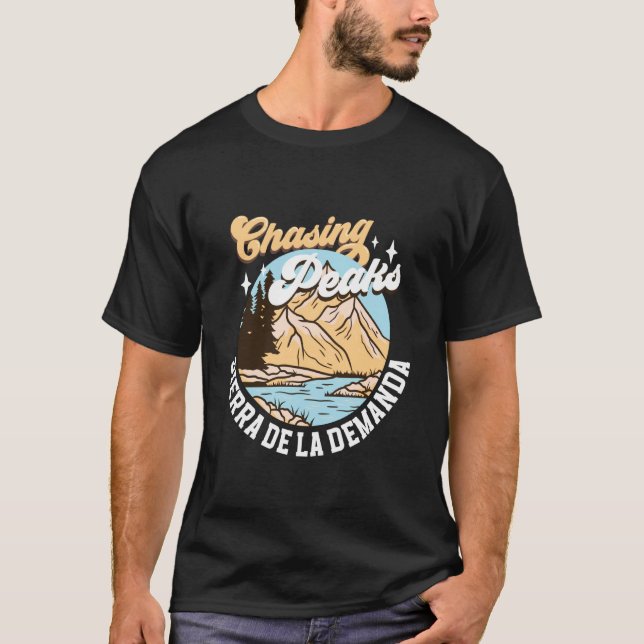 Camiseta Chasing Peaks - Sierra de la Demanda (Anverso)
