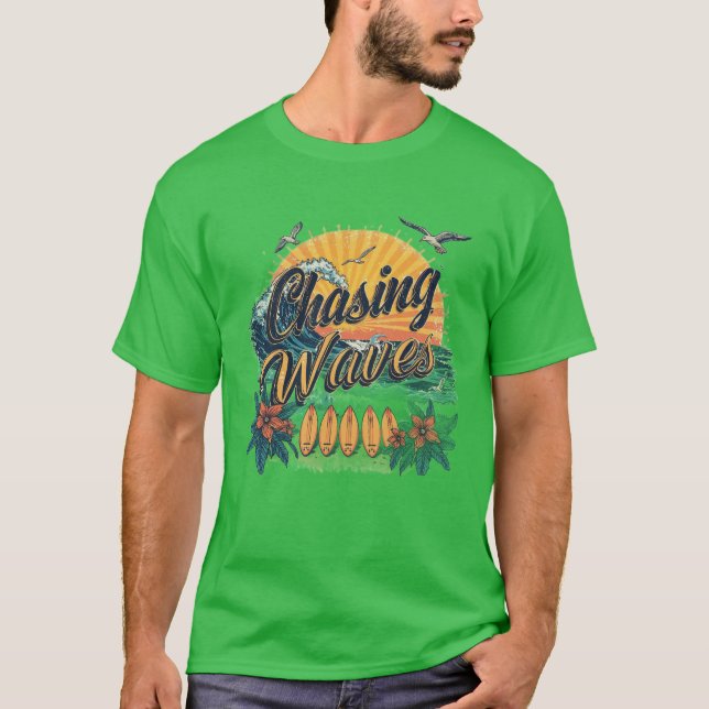 Camiseta Chasing Waves (Anverso)