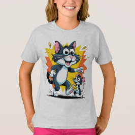 Camiseta Chasis de gato y ratón personalizado