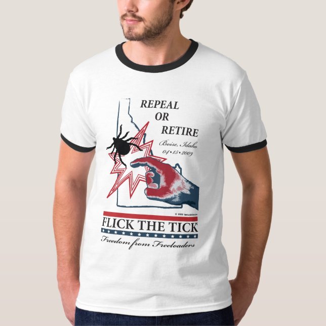 Camiseta Chasquee la señal - edición de Idaho (Anverso)