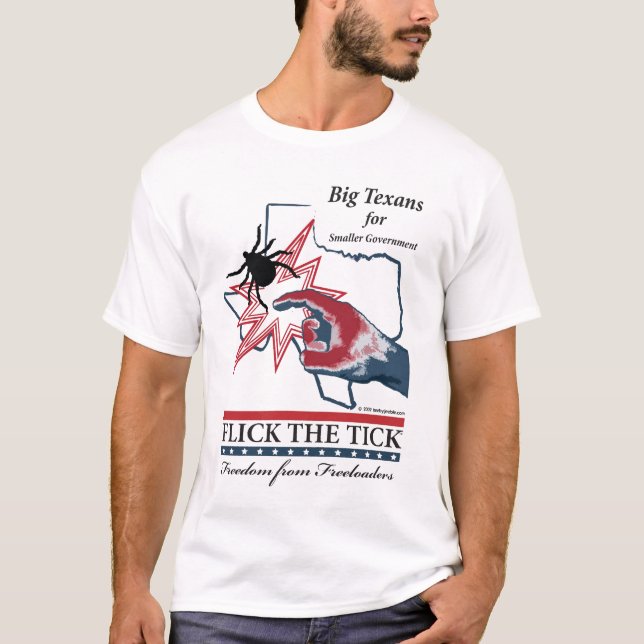 Camiseta Chasquee la señal - edición de Tejas (Anverso)