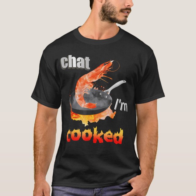 Camiseta Chat Estoy Cocido Divertido (Anverso)