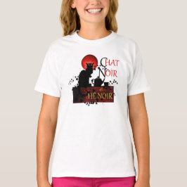 Camiseta Chat Noir et Thé Noir, té negro de gato