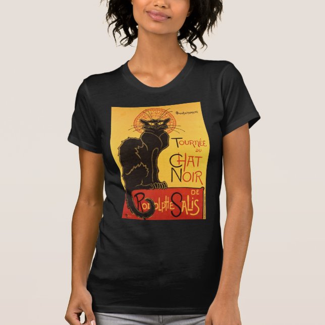 Camiseta Chat Noir - Gato negro (Anverso)