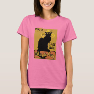 Camiseta Chat Nola, gato negro, 2010