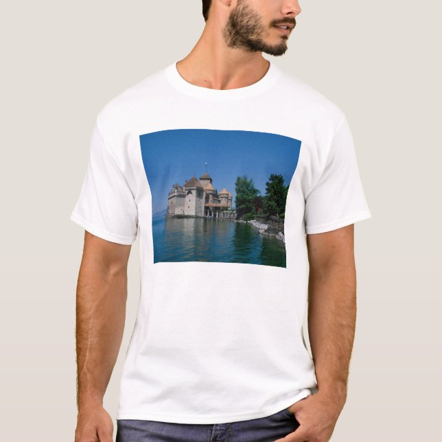 Camiseta Chateau Chillon, Lago Ginebra, Cantón Vaud, (Anverso)