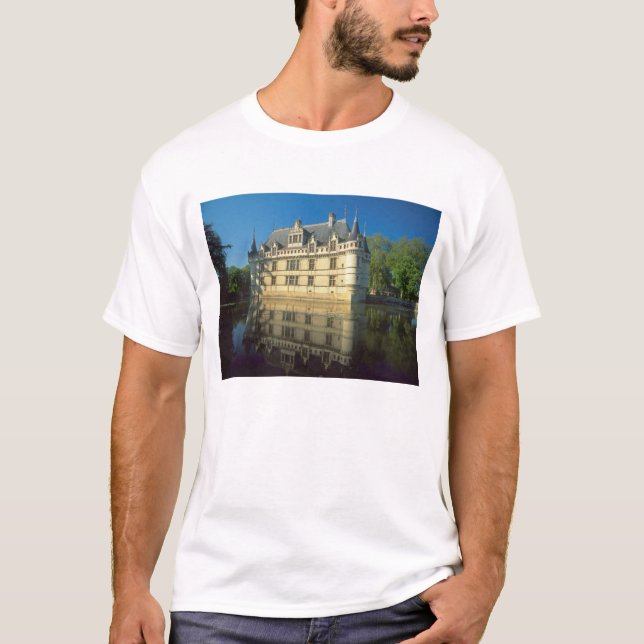 Camiseta Chateau de Azay-le-Rideau, Indre-et-Loire, (Anverso)