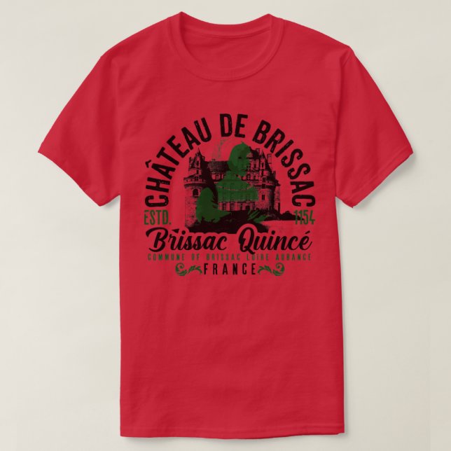 Camiseta Chateau de Brissac (Diseño del anverso)