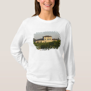 Camiseta Chateau Lafleur Petrus y viñedo, en Pomerol,