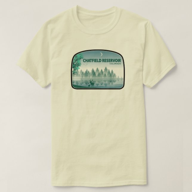Camiseta Chatfield Reservoir Colorado Deer (Diseño del anverso)