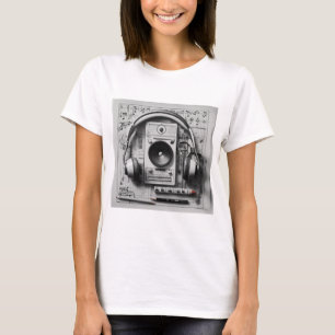 Camiseta ChatGPT T-shirt DJ título ChatGPT Seguro! A contin