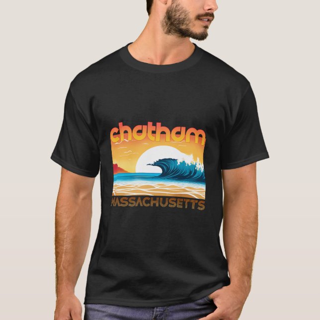 Camiseta Chatham Retro Vintage Souvenir Appartal - Chatham (Anverso)