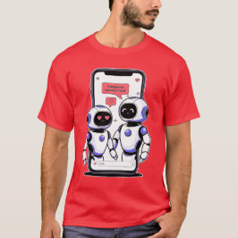 Camiseta Chats de amor de tecnología