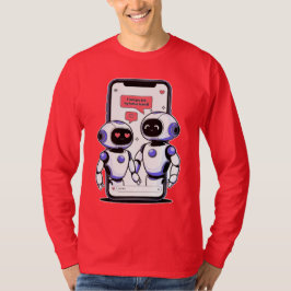 Camiseta Chats de amor de tecnología
