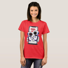 Camiseta Chats de amor de tecnología