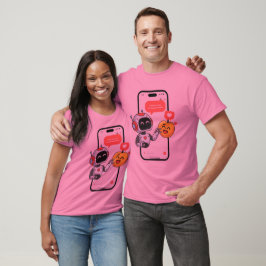 Camiseta Chats de amor de tecnología