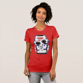 Camiseta Chats de amor de tecnología