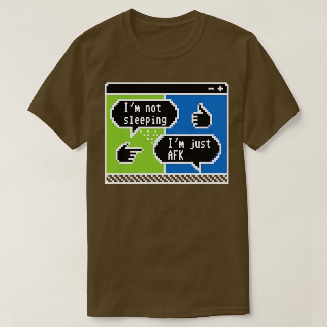 Camiseta Chatter Pixelado La Confesión AFK 1 (Diseño del anverso)