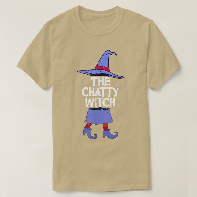 Camiseta Chatty Witch Mating Family Group Halloween Party (Diseño del anverso)