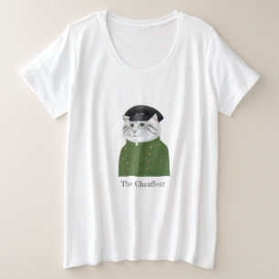 Camiseta CHAUFFEUR CAT femenina Plus Size