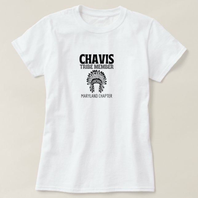 Camiseta Chavis Tribe Tee (Diseño del anverso)