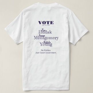 Camiseta CHB Dems Hudak Montgomery Young