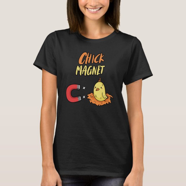 Camiseta Chcik Magnet Chicken Chick (Anverso)