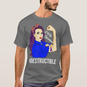 Camiseta CHD Awareness Gifts Warrior Indestructible Heart