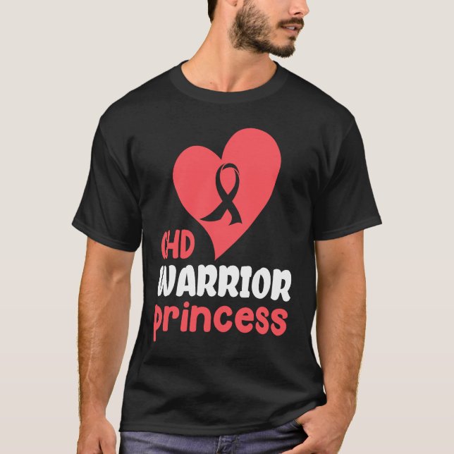 Camiseta CHD Warrior Heart Disease Awareness Proud Women Pr (Anverso)