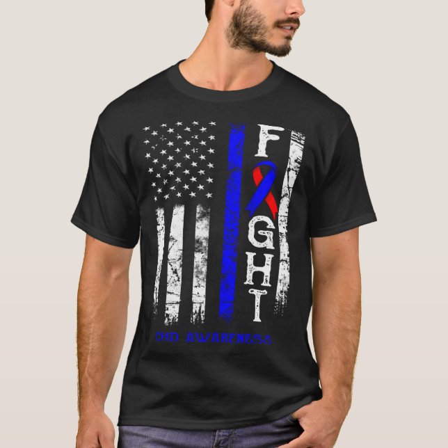 Camiseta CHD Warrior US Flag (Anverso)